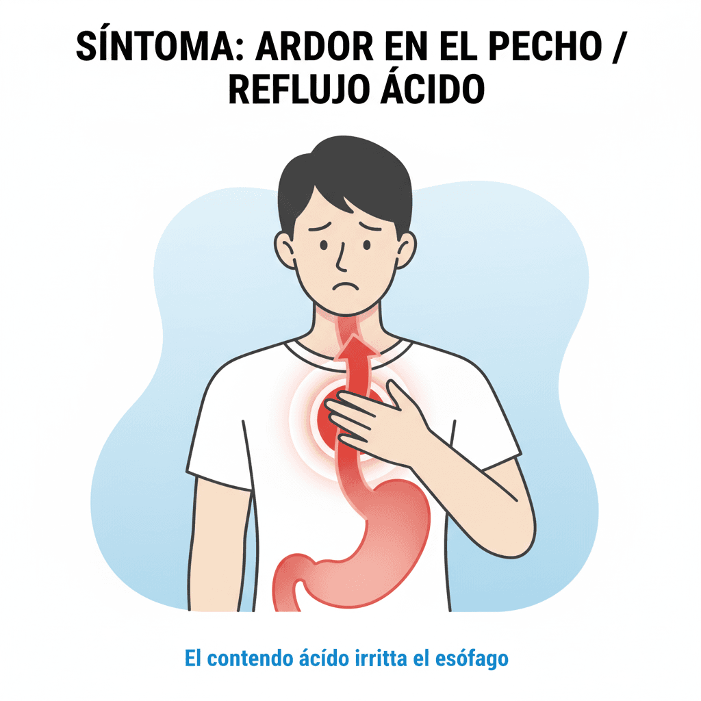 Acidez estomacal y reflujo gastroesofágico