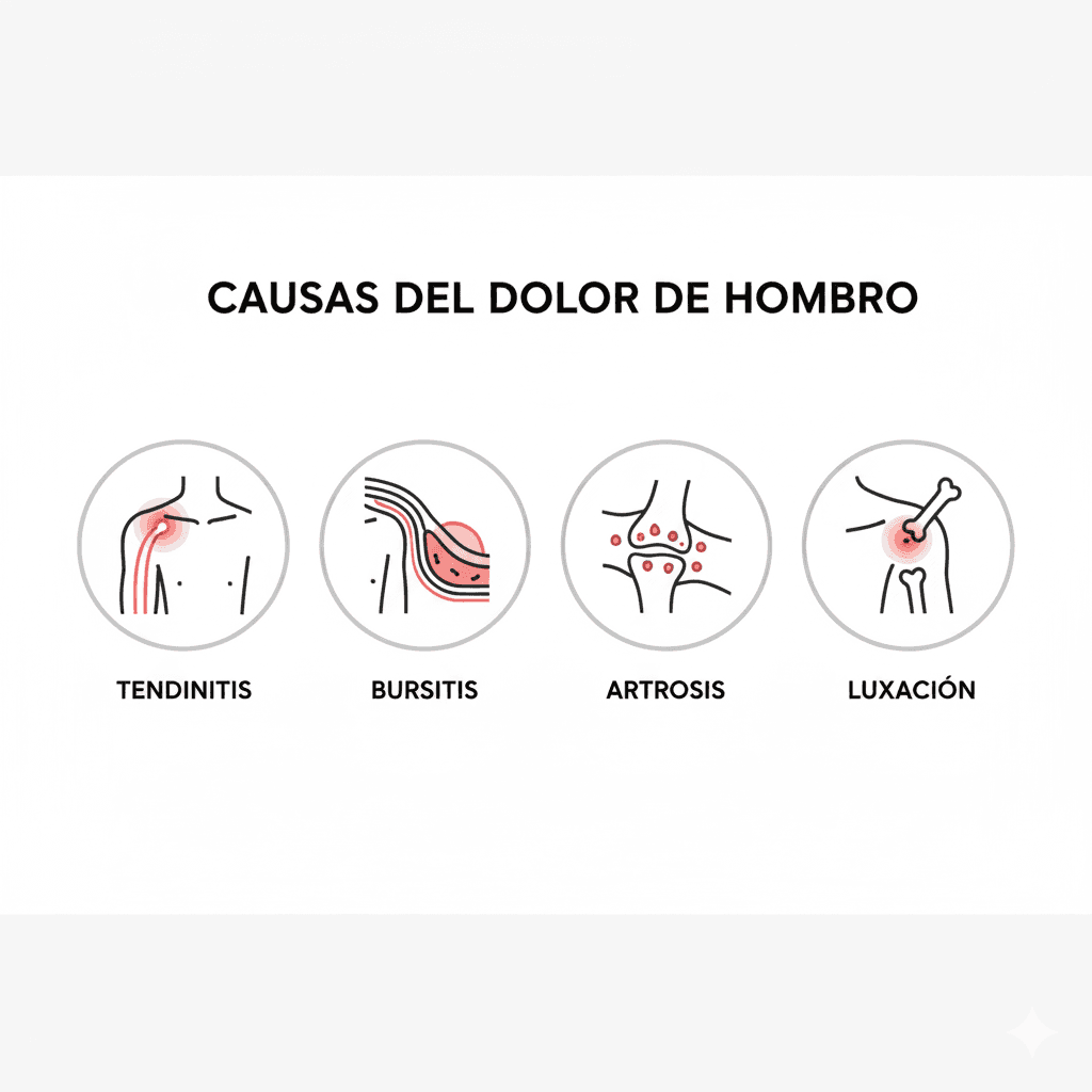 Causas del dolor en el hombro