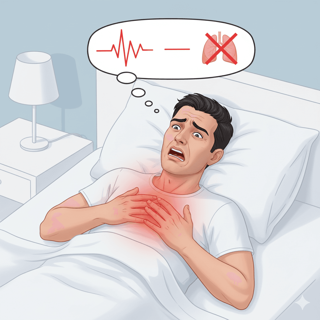 Sensación de falta de aire al dormir