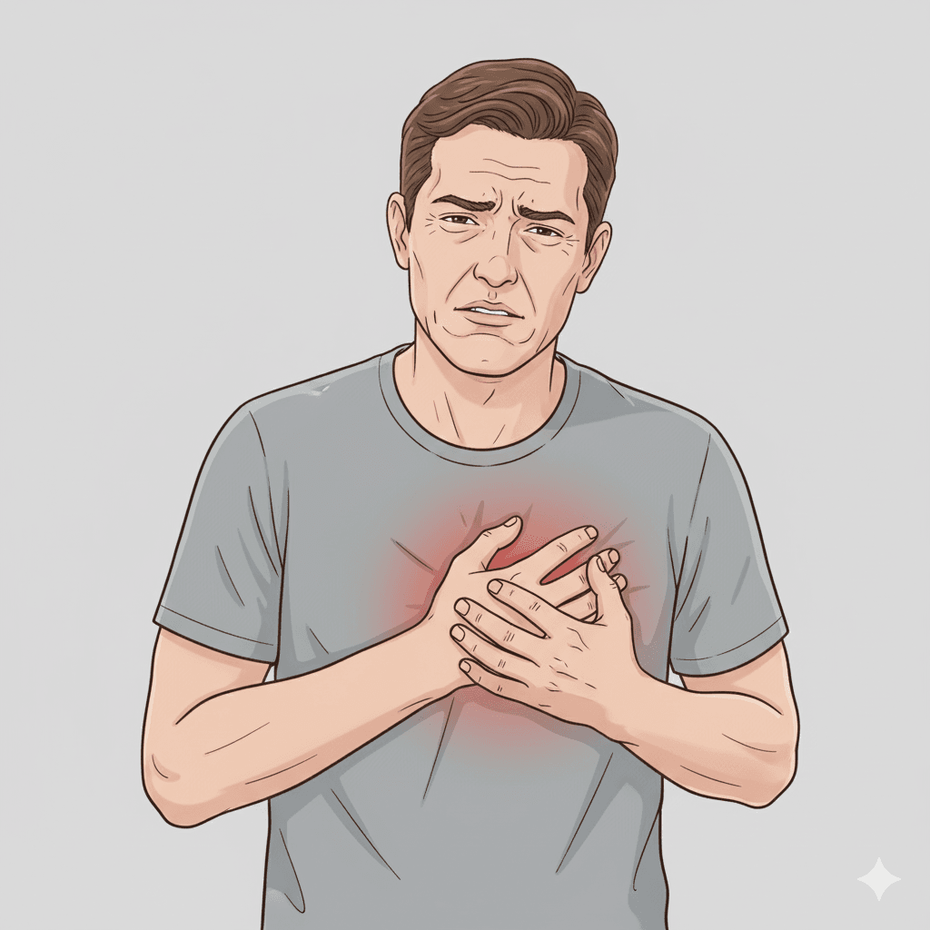 Dolor en el lado izquierdo del pecho