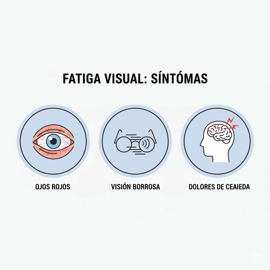 Síntomas de la fatiga visual